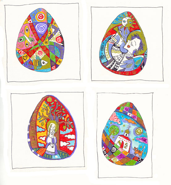 4 Easter Eggs. 4   2006
---------
 (  ,      )