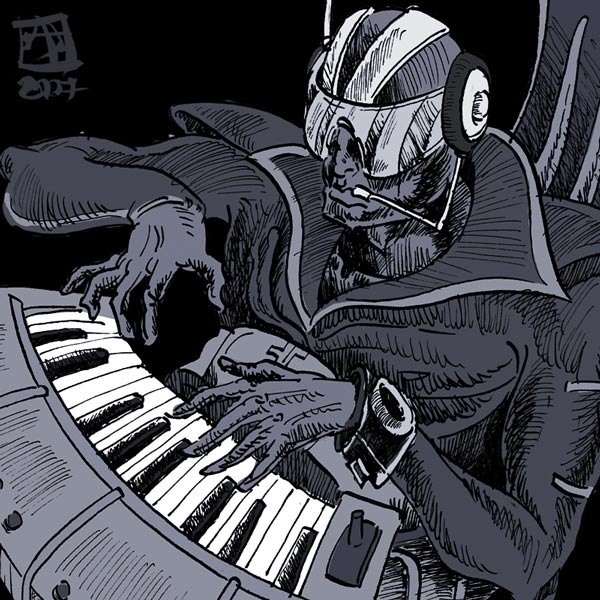 Spaceman keyboardist
---------
 (  ,      )