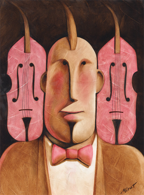 Mr Violin /2007/35x48-private collection Magdalena MAIA-Brasil
---------
 (кликните по изображению, чтобы открыть его в полный экран)