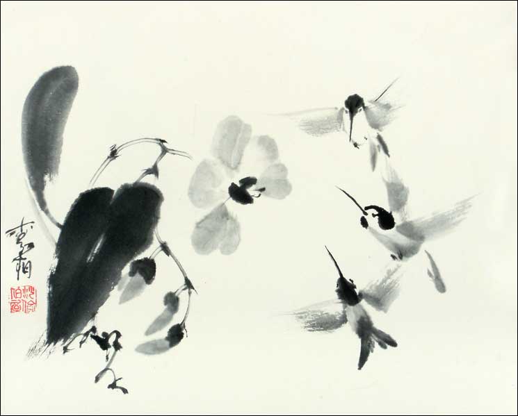 The Dance of the Hummingbirds
---------
 (  ,      )