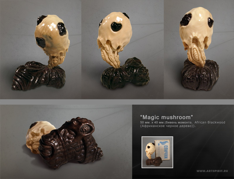 Magic mushroom
---------
 (  ,      )