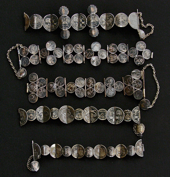     (Jewellery, made ​​from old coins)
---------
 (  ,      )