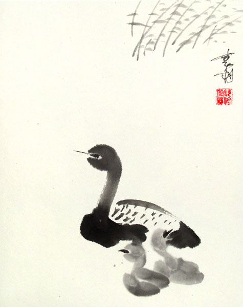 Sumi-e
---------
 (  ,      )