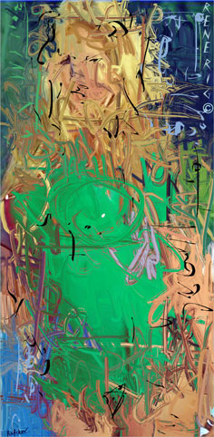 Girl in a green dress 9.
---------
 (  ,      )