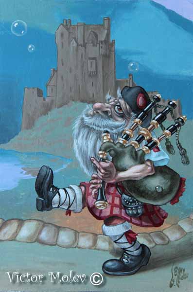 Bagpiper 20x30 cm
---------
 (  ,      )