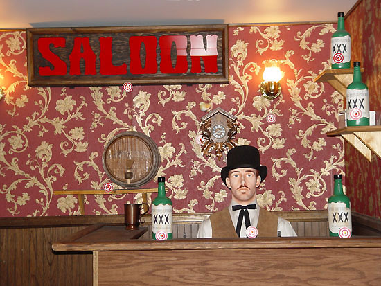 SALOON
---------
 (  ,      )