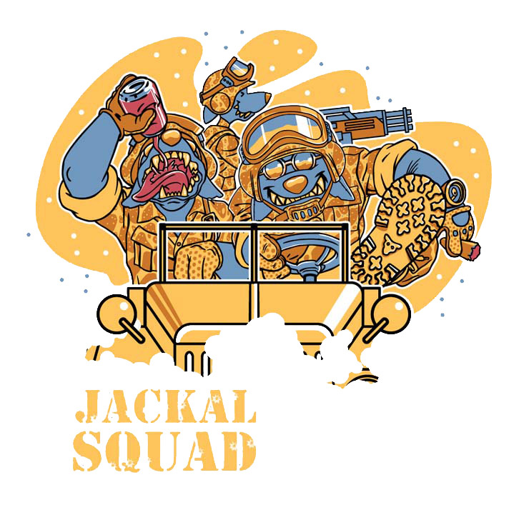 JACKAL SQUAD
---------
 (  ,      )