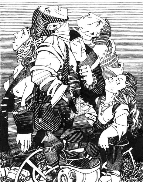 "Garbage World/ "
---------
 (  ,      )