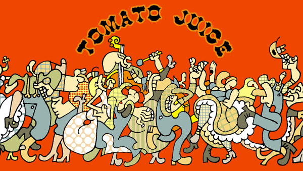 tomato juice
---------
 (  ,      )