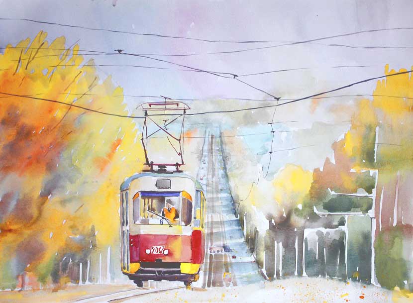 Tram
---------
 (  ,      )