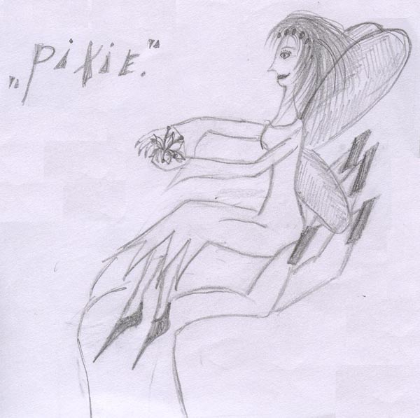 pixie
---------
 (  ,      )