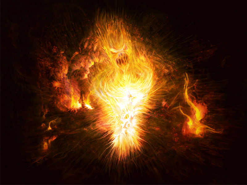 FireElemental
---------
 (  ,      )