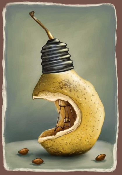 Hang a pear, you can not eat 8]]]
---------
 (  ,      )