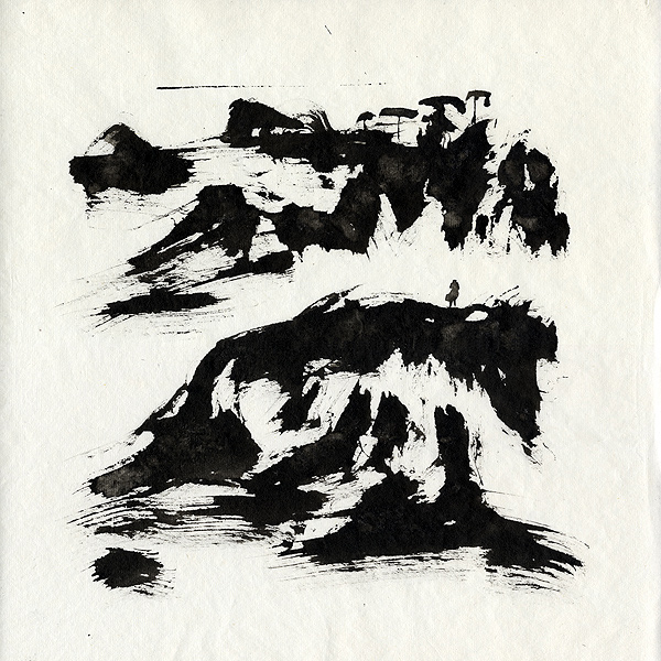 ZEN LANDSCAPE sumi ink on rice paper 33x33 sm
---------
 (  ,      )