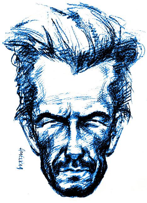 David Beckham (caricature in blue)
---------
 (  ,      )