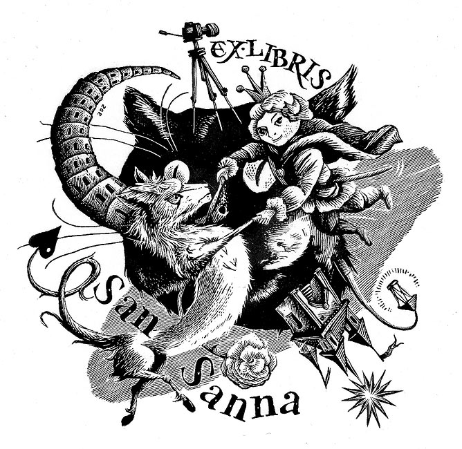 Ex libris San Sanna
---------
 (  ,      )