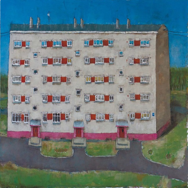 5 Fl. House, 100x100cm, oil on linen, 2013
---------
 (  ,      )