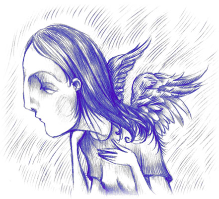 girl with wings
---------
 (  ,      )