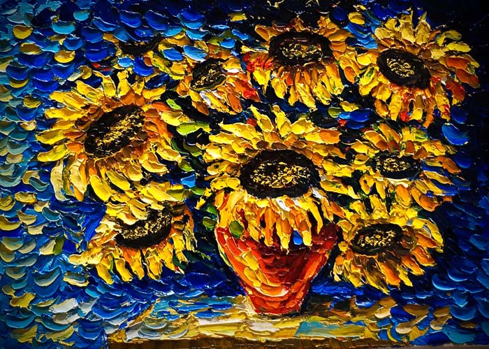 Sunflowers
---------
 (  ,      )