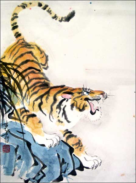 The Tiger--in color
---------
 (  ,      )