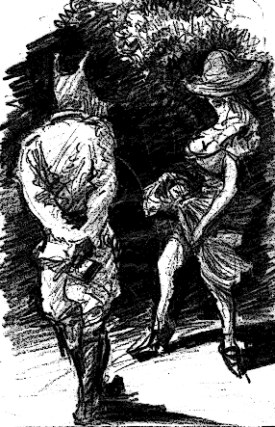 Красная Шапочка соблазняет Волка.
---------
 (кликните по изображению, чтобы открыть его в полный экран)
