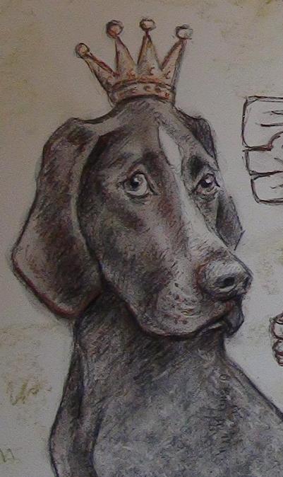 Doggie (pop surrealism, fragment)
---------
 (  ,      )