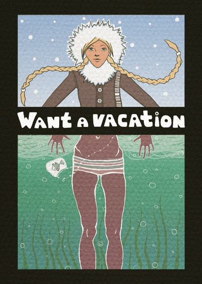 Want a vacation
---------
 (  ,      )