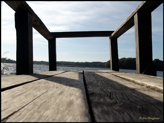 Bridge on the lake.
---------
 (  ,      )