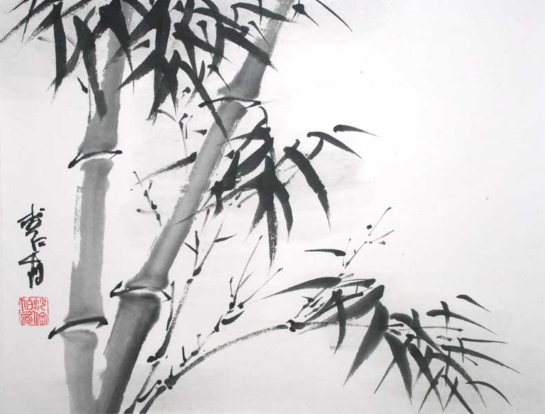 Bamboo on a sunny afternoon
---------
 (  ,      )